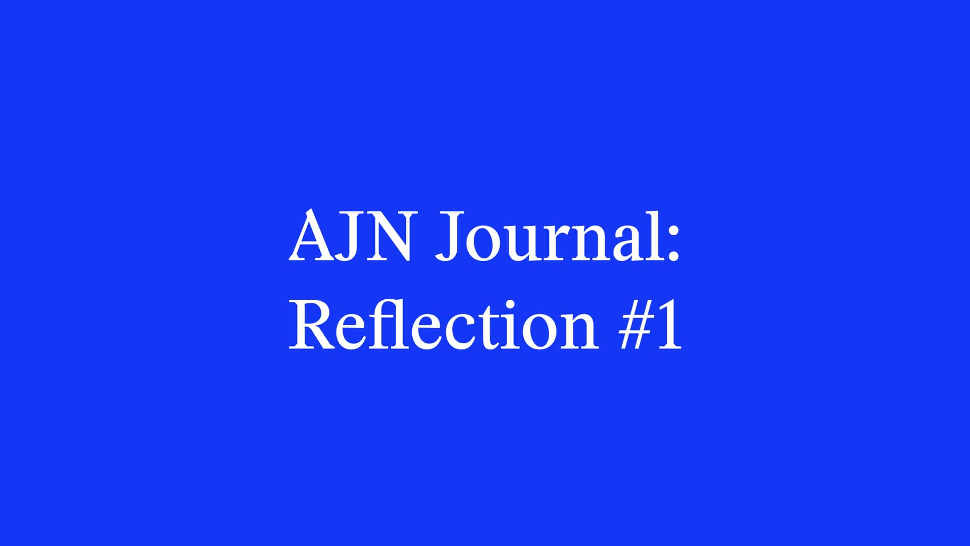 Reflection #1: What makes a ‘good’ public space?